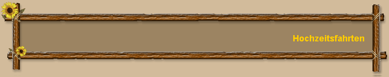 Hochzeitsfahrten