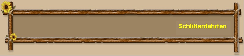 Schlittenfahrten